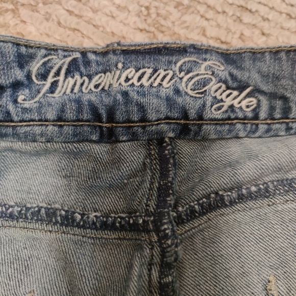 American Eagle Jean Shorts 10 Regular - Picture 3 of 4